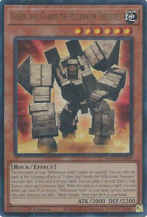 Golem that Guards the Millennium Treasures [MP25-EN208] Ultra Rare - Yu-Gi-Oh! - Card Brawlers | Quebec | Canada |