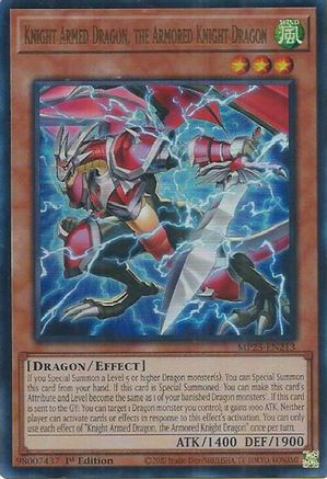 Knight Armed Dragon, the Armored Knight Dragon [MP25-EN213] Ultra Rare - Yu-Gi-Oh! - Card Brawlers | Quebec | Canada |