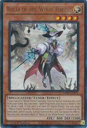 Rucia of the White Forest [MP25-EN215] Ultra Rare - Yu-Gi-Oh! - Card Brawlers | Quebec | Canada |