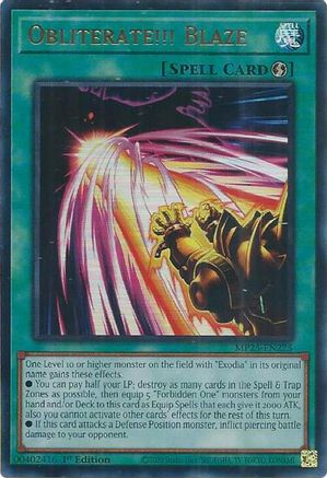 Obliterate!!! Blaze [MP25-EN225] Ultra Rare - Yu-Gi-Oh! - Card Brawlers | Quebec | Canada |
