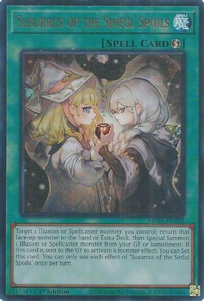 Susurrus of the Sinful Spoils [MP25-EN228] Ultra Rare - Yu-Gi-Oh! - Card Brawlers | Quebec | Canada |