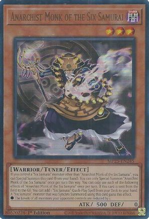 Anarchist Monk of the Six Samurai [MP25-EN245] Ultra Rare - Yu-Gi-Oh! - Card Brawlers | Quebec | Canada |