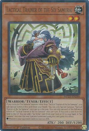 Tactical Trainer of the Six Samurai [MP25-EN246] Ultra Rare - Yu-Gi-Oh! - Card Brawlers | Quebec | Canada |