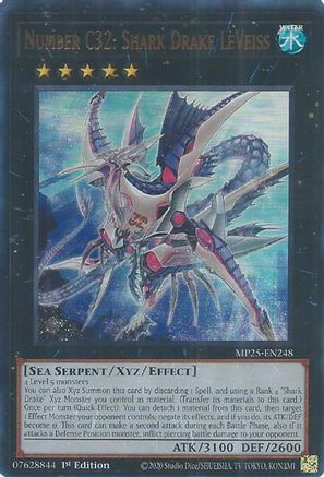 Number C32: Shark Drake LeVeiss [MP25-EN248] Ultra Rare - Yu-Gi-Oh! - Card Brawlers | Quebec | Canada |