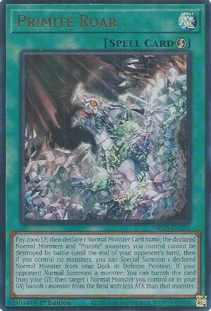 Primite Roar [MP25-EN252] Ultra Rare - Yu-Gi-Oh! - Card Brawlers | Quebec | Canada |