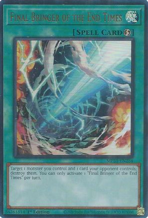 Final Bringer of the End Times [MP25-EN254] Ultra Rare - Yu-Gi-Oh! - Card Brawlers | Quebec | Canada |