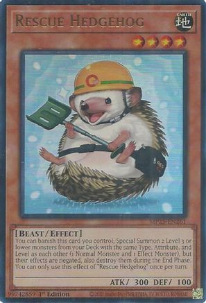 Rescue Hedgehog [MP25-EN261] Ultra Rare - Yu-Gi-Oh! - Card Brawlers | Quebec | Canada |