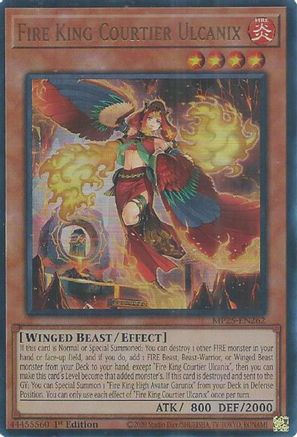 Fire King Courtier Ulcanix [MP25-EN262] Ultra Rare - Yu-Gi-Oh! - Card Brawlers | Quebec | Canada |