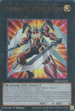 Number F0: Utopic Future [MP25-EN270] Ultra Rare - Yu-Gi-Oh! - Card Brawlers | Quebec | Canada |