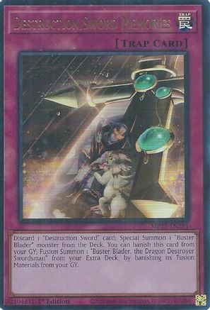 Destruction Sword Memories [MP25-EN281] Ultra Rare - Yu-Gi-Oh! - Card Brawlers | Quebec | Canada |