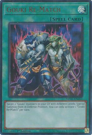 Gouki Re-Match [MP25-EN283] Ultra Rare - Yu-Gi-Oh! - Card Brawlers | Quebec | Canada |