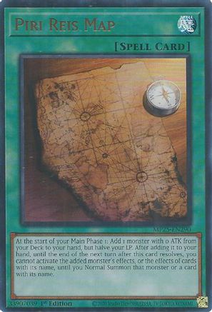 Piri Reis Map [MP25-EN290] Ultra Rare - Yu-Gi-Oh! - Card Brawlers | Quebec | Canada |