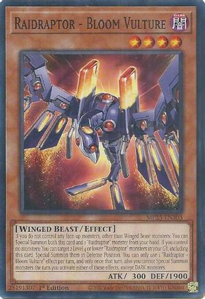Raidraptor - Bloom Vulture [MP25-EN303] Common - Yu-Gi-Oh! - Card Brawlers | Quebec | Canada |