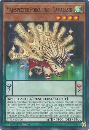 Majespecter Porcupine - Yamarashi [MP25-EN306] Common - Yu-Gi-Oh! - Card Brawlers | Quebec | Canada |
