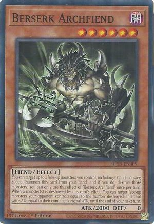 Berserk Archfiend [MP25-EN309] Common - Yu-Gi-Oh! - Card Brawlers | Quebec | Canada |