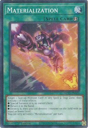 Materialization [MP25-EN322] Common - Yu-Gi-Oh! - Card Brawlers | Quebec | Canada |