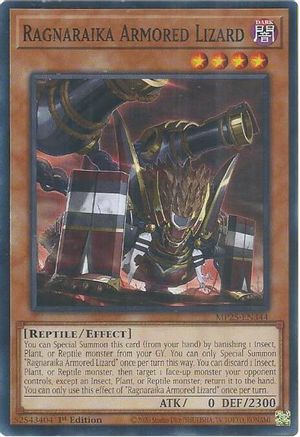 Ragnaraika Armored Lizard [MP25-EN344] Common - Yu-Gi-Oh! - Card Brawlers | Quebec | Canada |