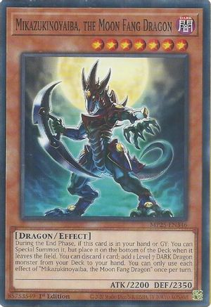 Mikazukinoyaiba, the Moon Fang Dragon [MP25-EN346] Common - Yu-Gi-Oh! - Card Brawlers | Quebec | Canada |
