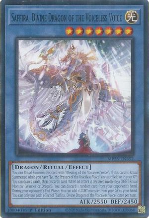 Saffira, Divine Dragon of the Voiceless Voice [MP25-EN352] Common - Yu-Gi-Oh! - Card Brawlers | Quebec | Canada |