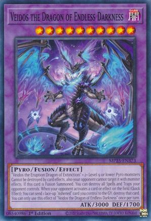 Veidos the Dragon of Endless Darkness [MP25-EN373] Common - Yu-Gi-Oh! - Card Brawlers | Quebec | Canada |