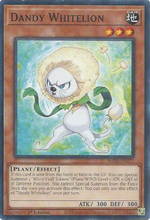 Dandy Whitelion [MP25-EN377] Common - Yu-Gi-Oh! - Card Brawlers | Quebec | Canada |