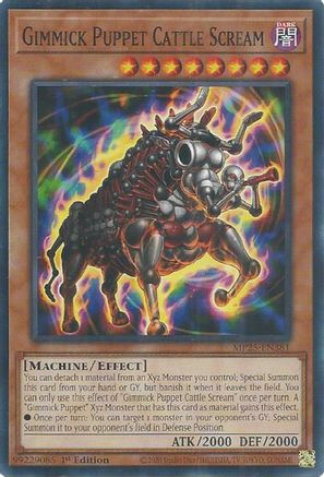 Gimmick Puppet Cattle Scream [MP25-EN381] Common - Yu-Gi-Oh! - Card Brawlers | Quebec | Canada |