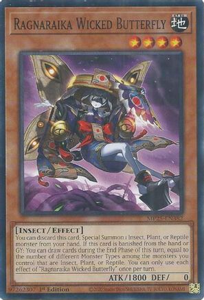 Ragnaraika Wicked Butterfly [MP25-EN382] Common - Yu-Gi-Oh! - Card Brawlers | Quebec | Canada |