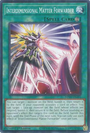 Interdimensional Matter Forwarder [MP25-EN393] Common - Yu-Gi-Oh! - Card Brawlers | Quebec | Canada |