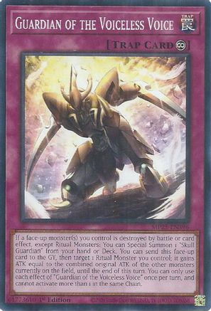 Guardian of the Voiceless Voice [MP25-EN396] Common - Yu-Gi-Oh! - Card Brawlers | Quebec | Canada |