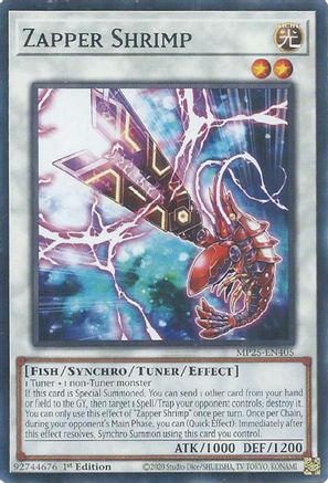 Zapper Shrimp [MP25-EN405] Common - Yu-Gi-Oh! - Card Brawlers | Quebec | Canada |