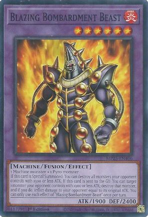 Blazing Bombardment Beast [MP25-EN406] Common - Yu-Gi-Oh! - Card Brawlers | Quebec | Canada |
