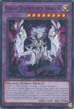 Khaos Starsource Dragon [MP25-EN413] Common - Yu-Gi-Oh! - Card Brawlers | Quebec | Canada |