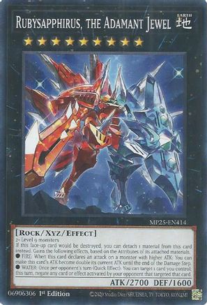 Rubysapphirus, the Adamant Jewel [MP25-EN414] Common - Yu-Gi-Oh! - Card Brawlers | Quebec | Canada |