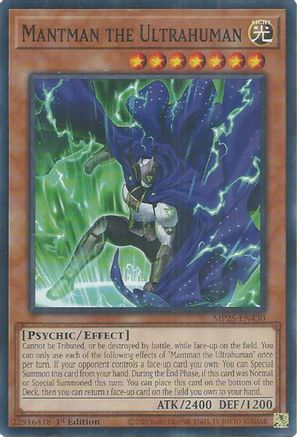 Mantman the Ultrahuman [MP25-EN430] Common - Yu-Gi-Oh! - Card Brawlers | Quebec | Canada |