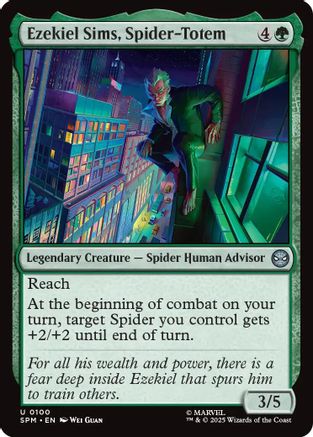 Ezekiel Sims, Spider-Totem [Marvel's Spider-Man] - Magic: The Gathering - Card Brawlers | Quebec | Canada |
