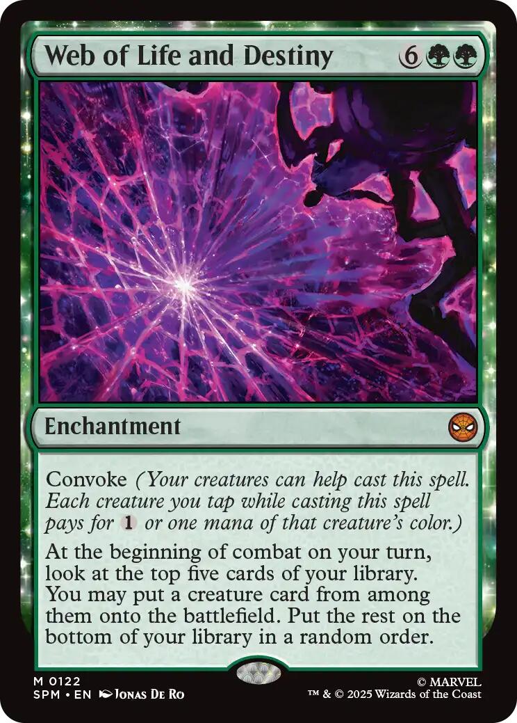 Web of Life and Destiny [Marvel's Spider-Man] - Magic: The Gathering - Card Brawlers | Quebec | Canada |
