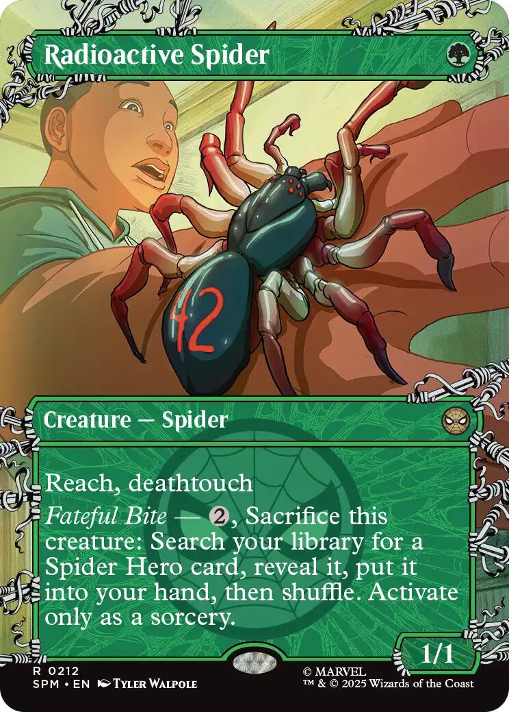 Radioactive Spider (Borderless) [Marvel's Spider-Man] - Magic: The Gathering - Card Brawlers | Quebec | Canada |