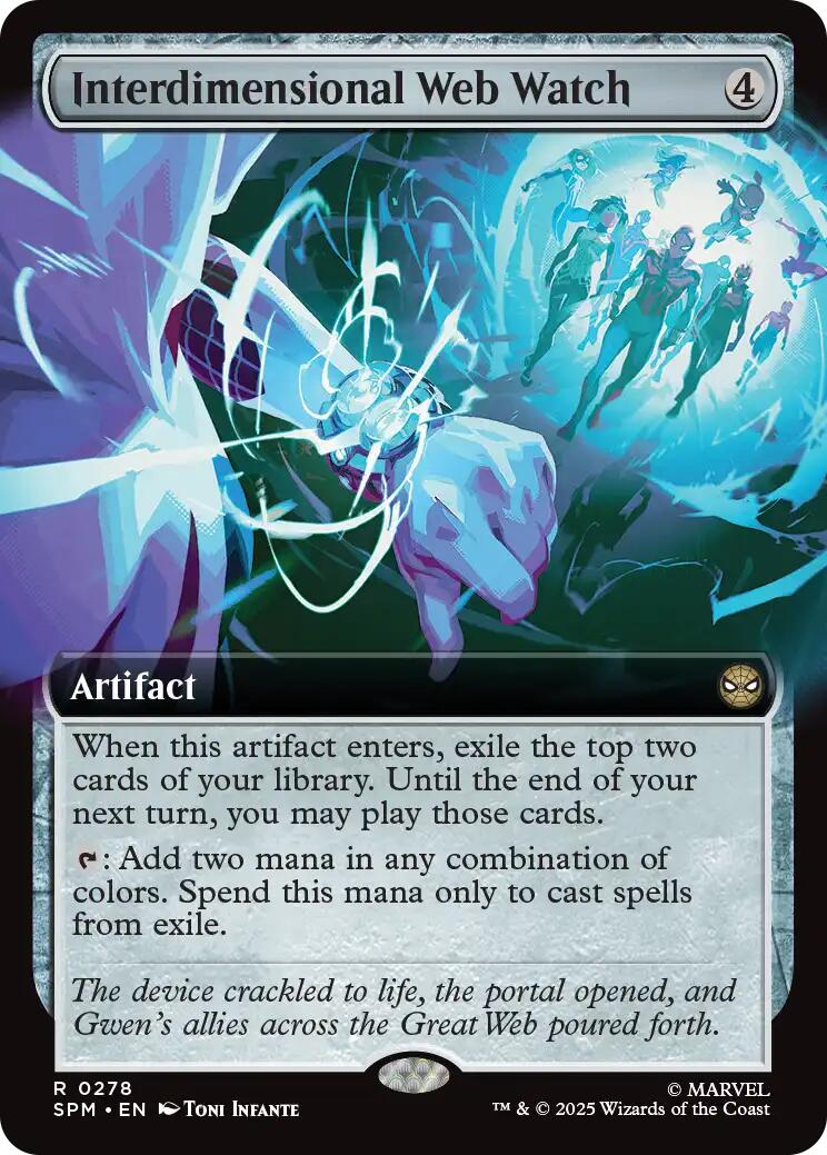 Interdimensional Web Watch (Extended Art) [Marvel's Spider-Man] - Magic: The Gathering - Card Brawlers | Quebec | Canada |