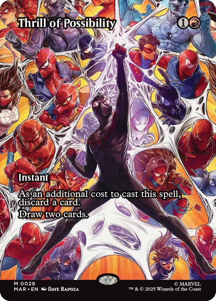 Thrill of Possibility (Borderless) [Marvel Universe: Eternal-Legal] - Magic: The Gathering - Card Brawlers | Quebec | Canada |