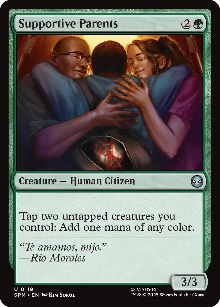 Supportive Parents [Marvel's Spider-Man] - Magic: The Gathering - Card Brawlers | Quebec | Canada |