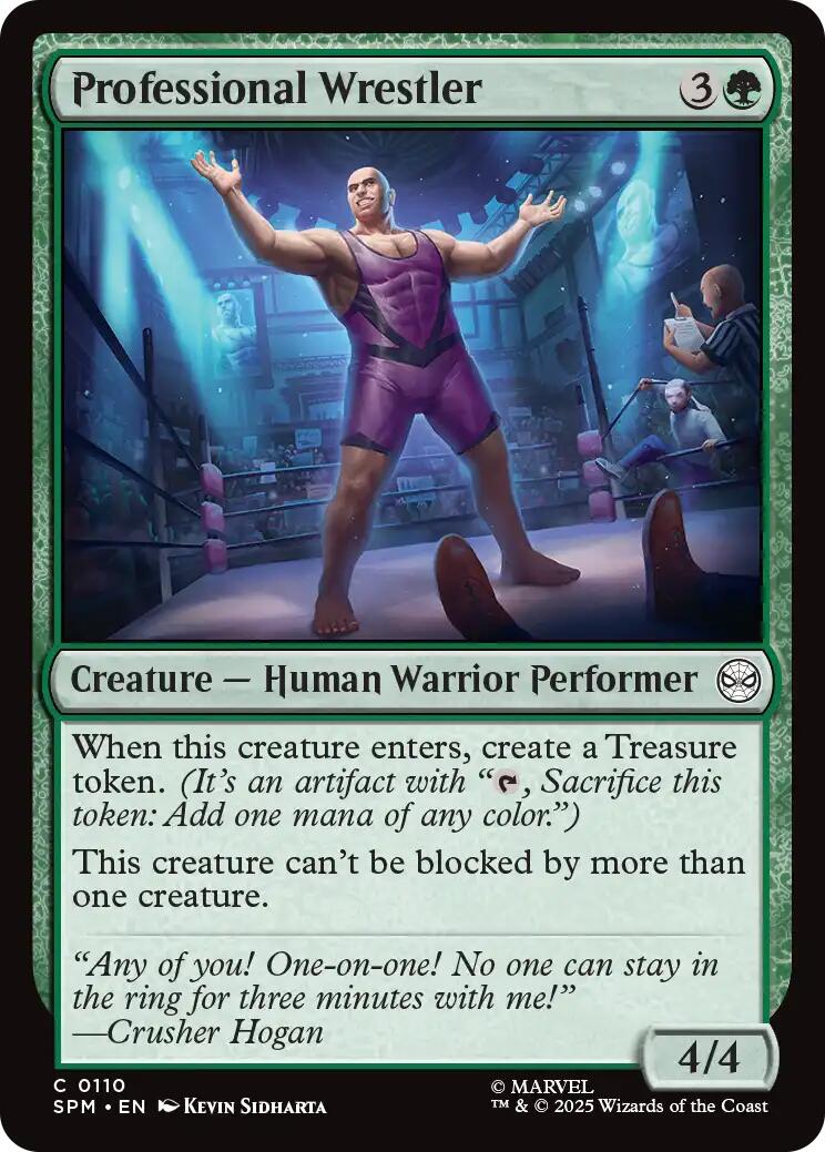 Professional Wrestler [Marvel's Spider-Man] - Magic: The Gathering - Card Brawlers | Quebec | Canada |
