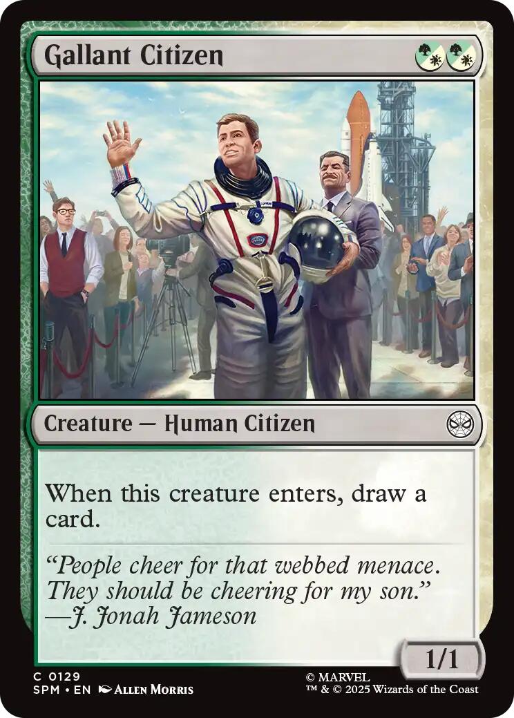 Gallant Citizen [Marvel's Spider-Man] - Magic: The Gathering - Card Brawlers | Quebec | Canada |