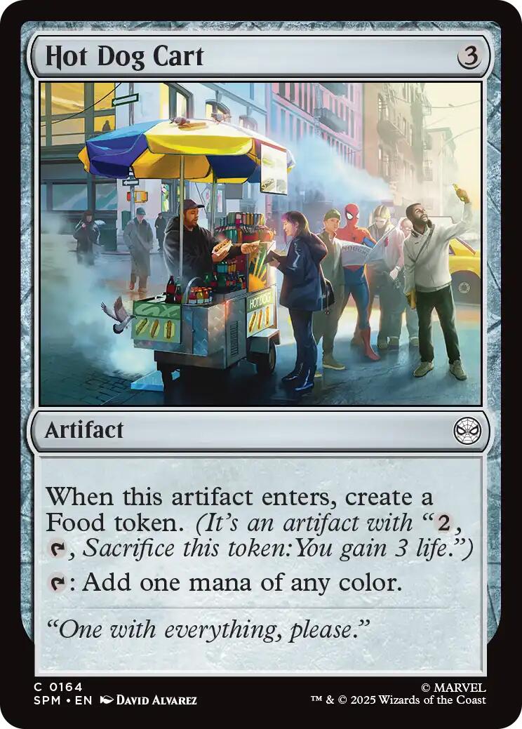 Hot Dog Cart [Marvel's Spider-Man] - Magic: The Gathering - Card Brawlers | Quebec | Canada |
