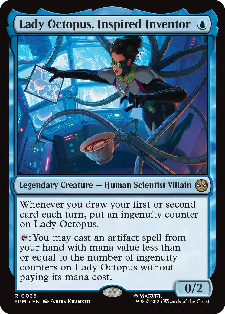 Lady Octopus, Inspired Inventor [Marvel's Spider-Man] - Magic: The Gathering - Card Brawlers | Quebec | Canada |