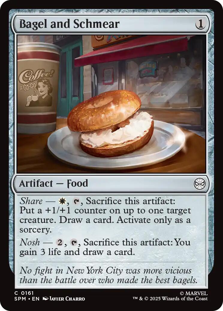 Bagel and Schmear [Marvel's Spider-Man] - Magic: The Gathering - Card Brawlers | Quebec | Canada |