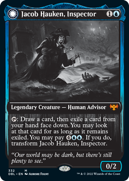 Jacob Hauken, Inspector // Hauken's Insight [Innistrad: Double Feature] - Magic: The Gathering - Card Brawlers | Quebec | Canada |