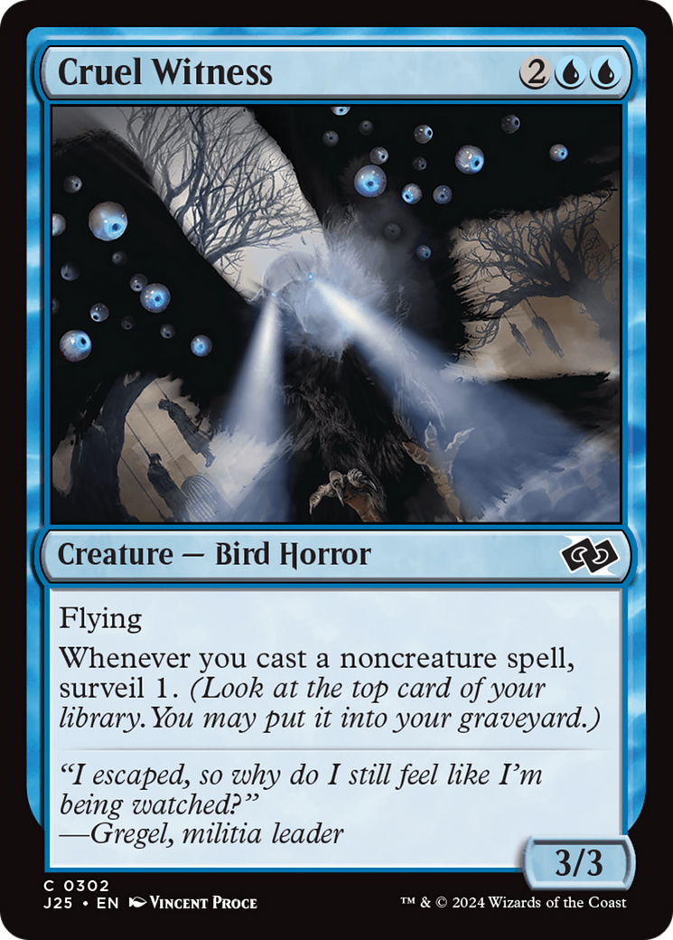 Cruel Witness [Foundations Jumpstart] - Magic: The Gathering - Card Brawlers | Quebec | Canada |