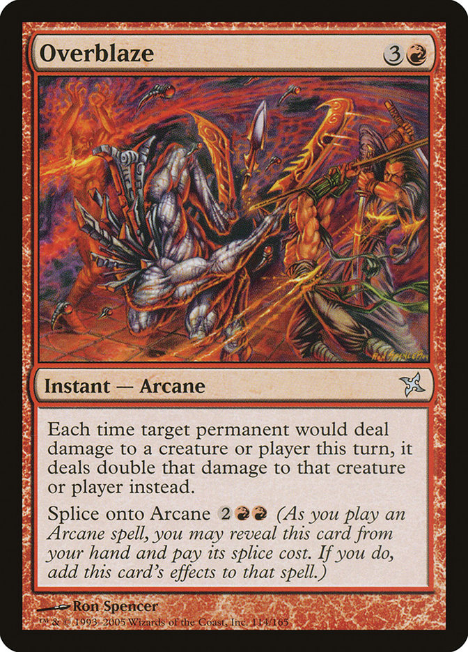 Overblaze [Betrayers of Kamigawa] - Magic: The Gathering - Card Brawlers | Quebec | Canada |