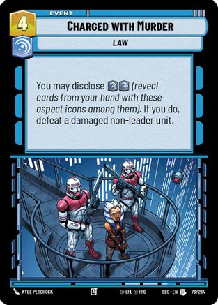 Charged with Murder (76/264) (76/264) [Secrets of Power] - Fantasy Flight Games - Card Brawlers | Quebec | Canada |