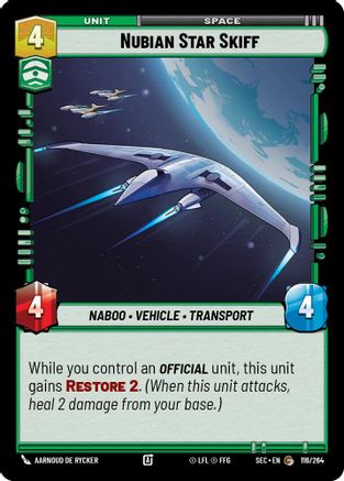 Nubian Star Skiff (116/264) (116/264) [Secrets of Power] - Fantasy Flight Games - Card Brawlers | Quebec | Canada |